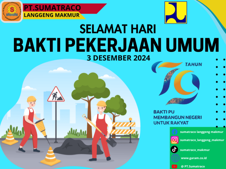 Garam Indonesia Berkualitas, Produk Unggulan Sumatraco Langgeng Makmur untuk Negeri dalam Peringatan Hari Bakti Pekerjaan Umum Nasional