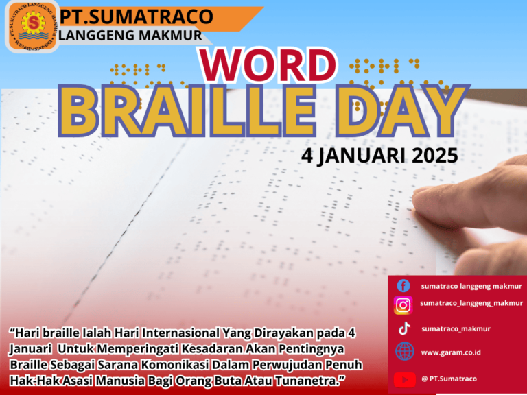 PT Sumatraco Langgeng Makmur Dukung Peningkatan Kesadaran Braille di Hari Internasionalnya