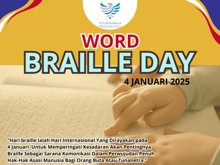 Petambak Garam PT Tjakrawala Timor Sentosa Apresiasi Pentingnya Braille di Hari Internasionalnya