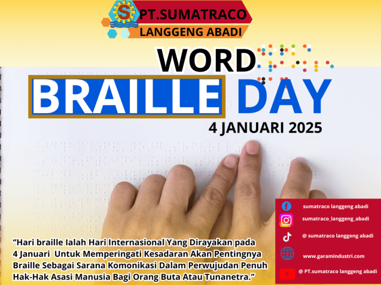 Menghargai Hak Penyandang Disabilitas, PT Sumatraco Langgeng Abadi Meriahkan Hari Braille Sedunia
