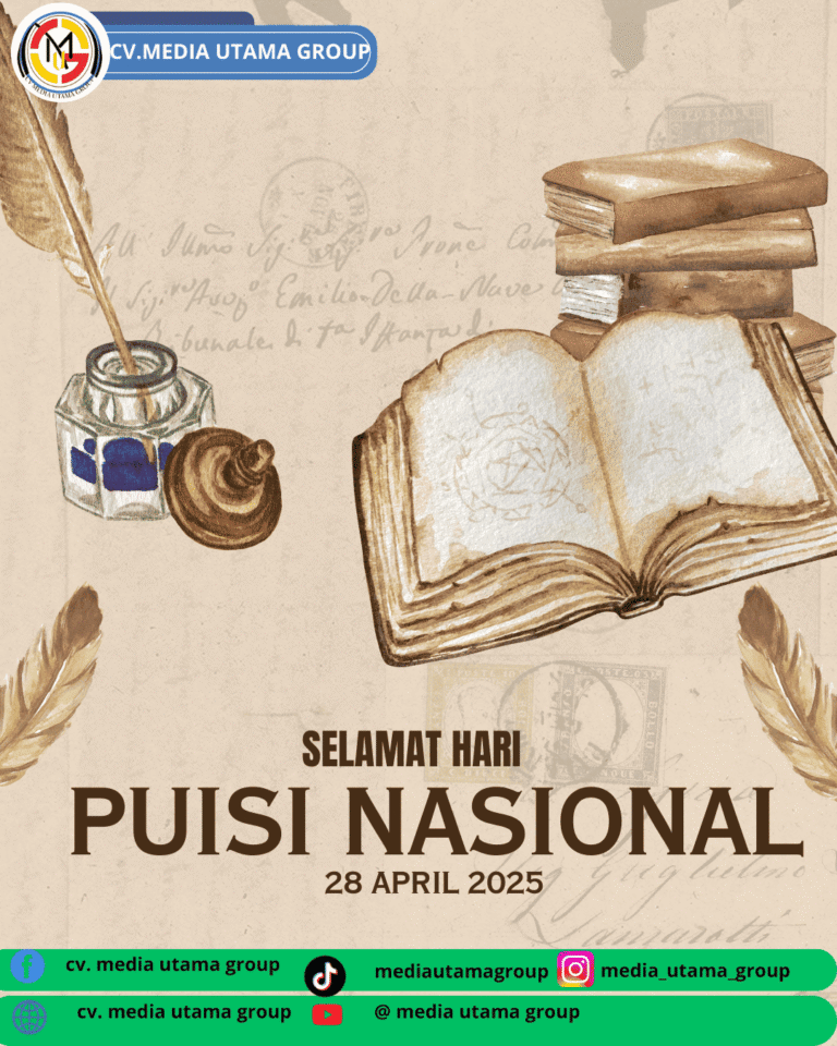 Semangat Hari Puisi Nasional, CV. MEDIA UTAMA GROUP Dukung Kreativitas Sastra Tanah Air