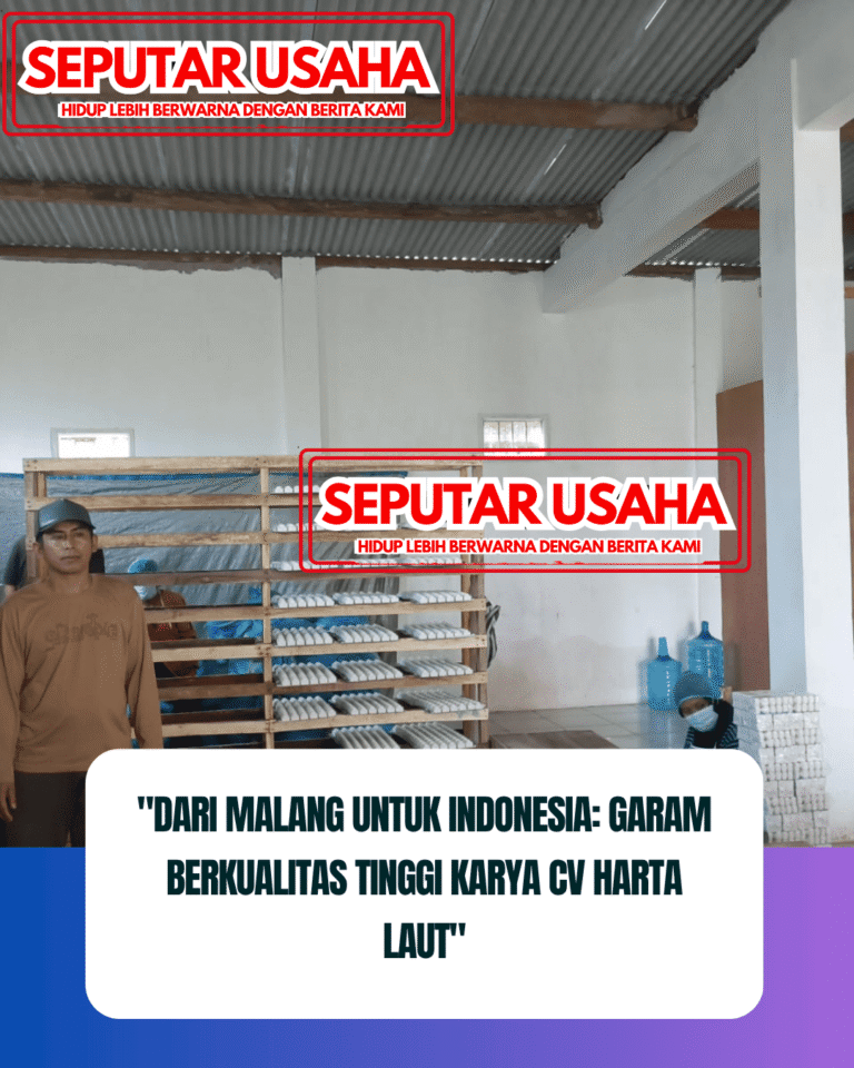 Dari Malang untuk Indonesia: Garam Berkualitas Tinggi Karya CV Harta Laut