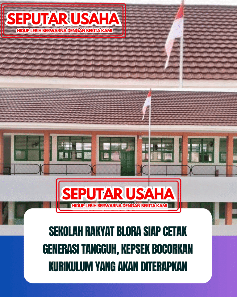 Sekolah Rakyat Blora Siap Cetak Generasi Tangguh, Kepsek Bocorkan Kurikulum yang Akan Diterapkan