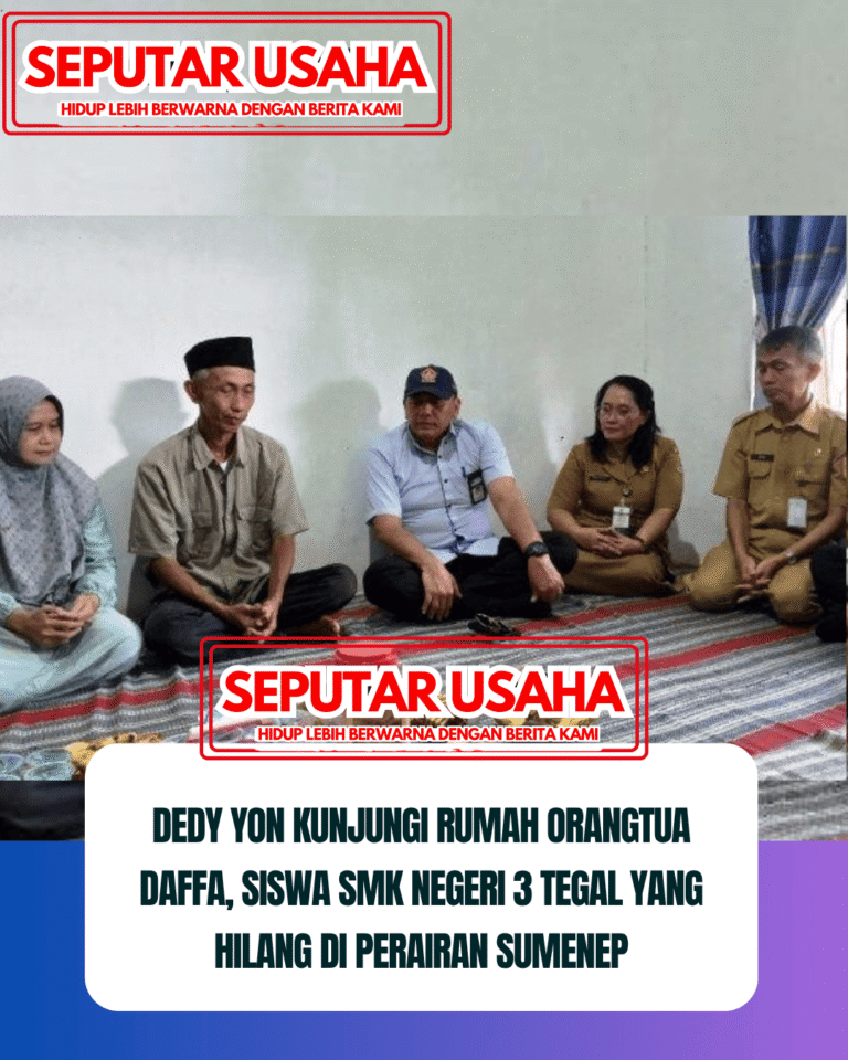 Dedy Yon Kunjungi Rumah Orangtua Daffa, Siswa SMK Negeri 3 Tegal yang Hilang di Perairan Sumenep
