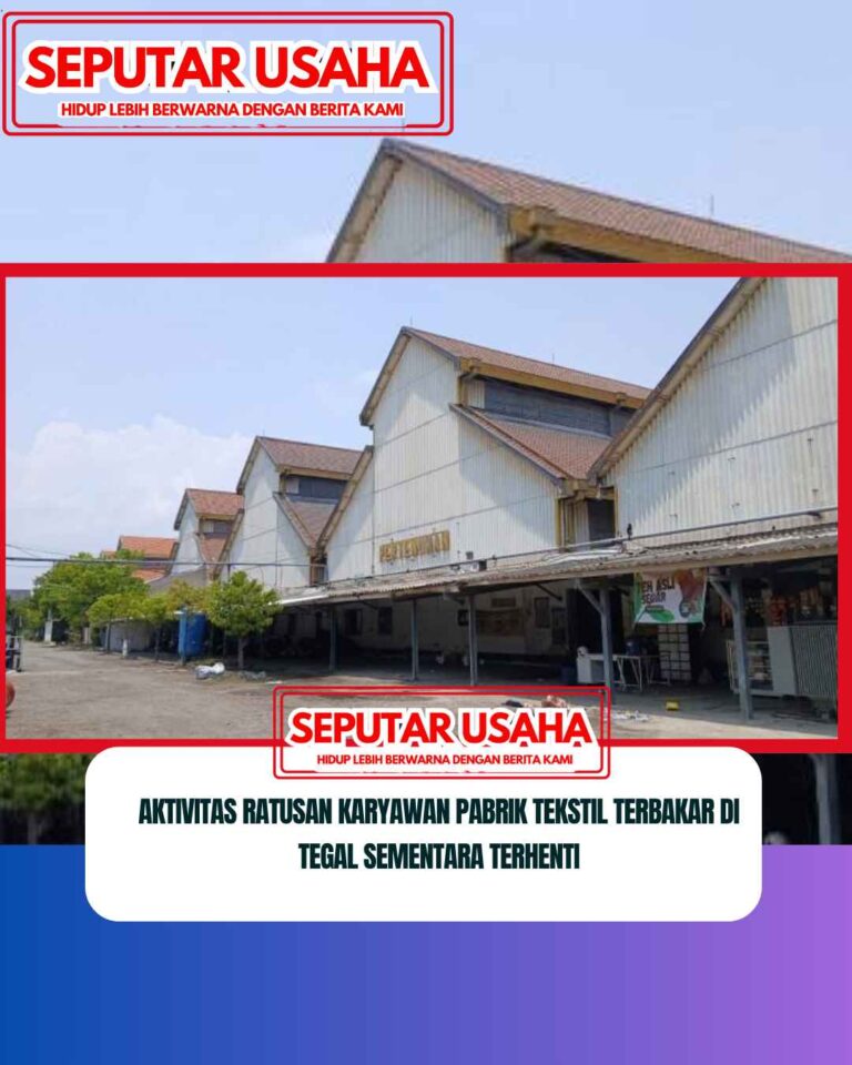 Aktivitas Ratusan Karyawan Pabrik Tekstil Terbakar di Tegal Sementara Terhenti