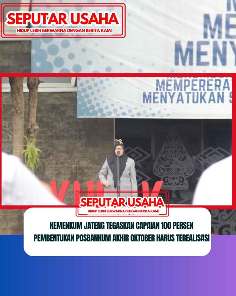Kemenkum Jateng Tegaskan Capaian 100 Persen Pembentukan Posbankum Akhir Oktober Harus Terealisasi