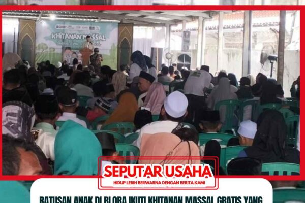 Ratusan Anak di Blora Ikuti Khitanan Massal Gratis yang Digelar Pegadaian Bersama PCNU