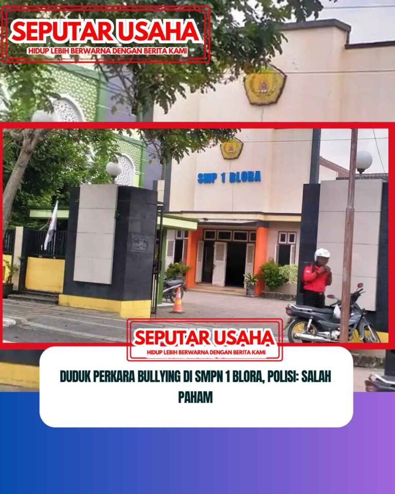 Duduk Perkara Bullying di SMPN 1 Blora, Polisi: Salah Paham