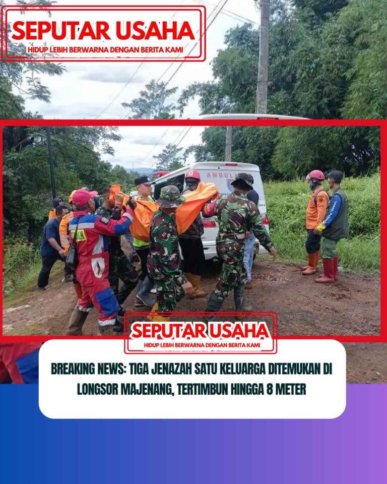 BREAKING NEWS: Tiga Jenazah Satu Keluarga Ditemukan di Longsor Majenang, Tertimbun hingga 8 Meter