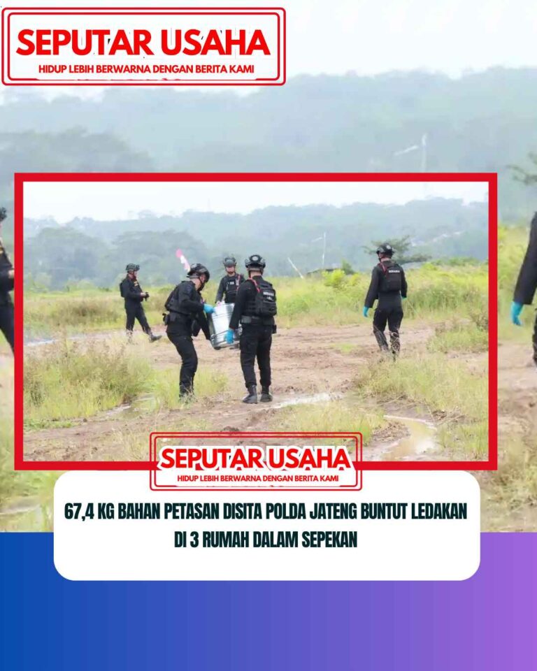 67,4 Kg Bahan Petasan Disita Polda Jateng Buntut Ledakan di 3 Rumah Dalam Sepekan