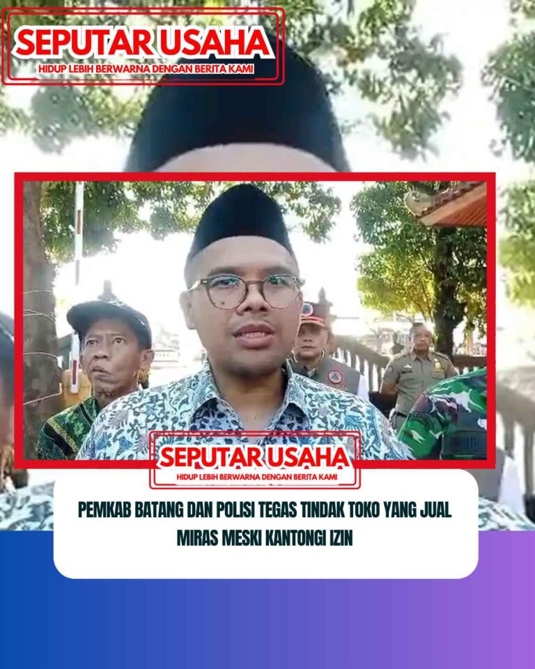 Pemkab Batang dan Polisi Tegas Tindak Toko yang Jual Miras Meski Kantongi Izin