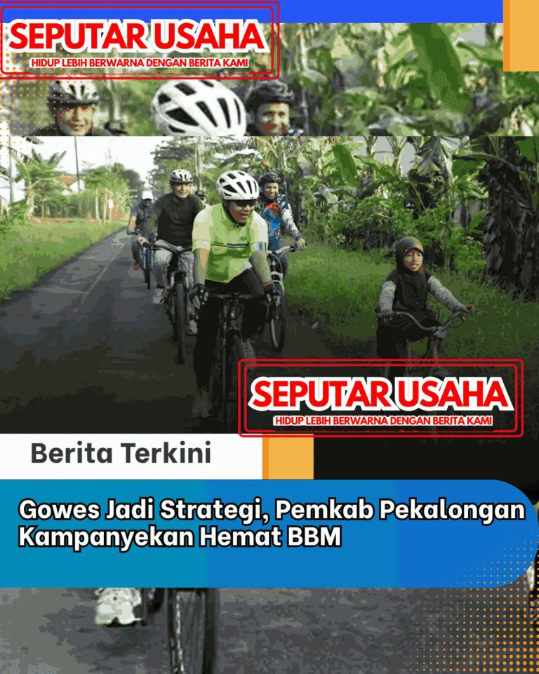 Gowes Jadi Strategi, Pemkab Pekalongan Kampanyekan Hemat BBM