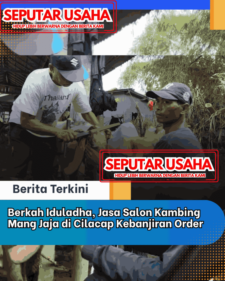 Berkah Iduladha, Jasa Salon Kambing Mang Jaja di Cilacap Kebanjiran Order